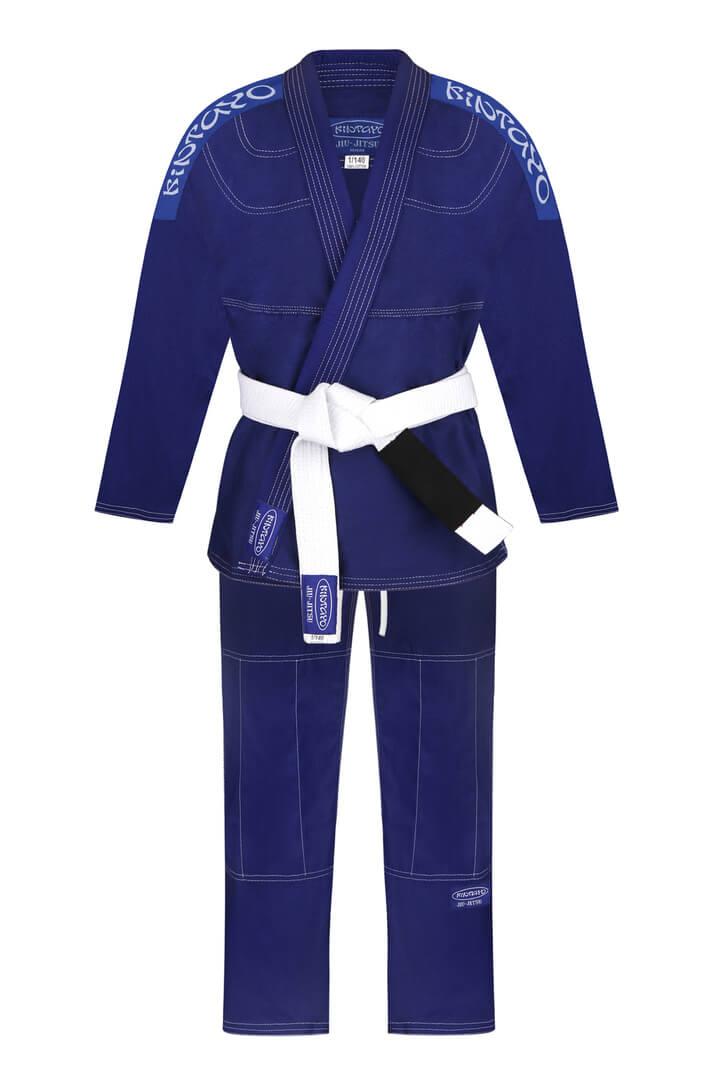 Кімоно синє для джиу-джитсу, 150 см 350 гр/м.кв. 1