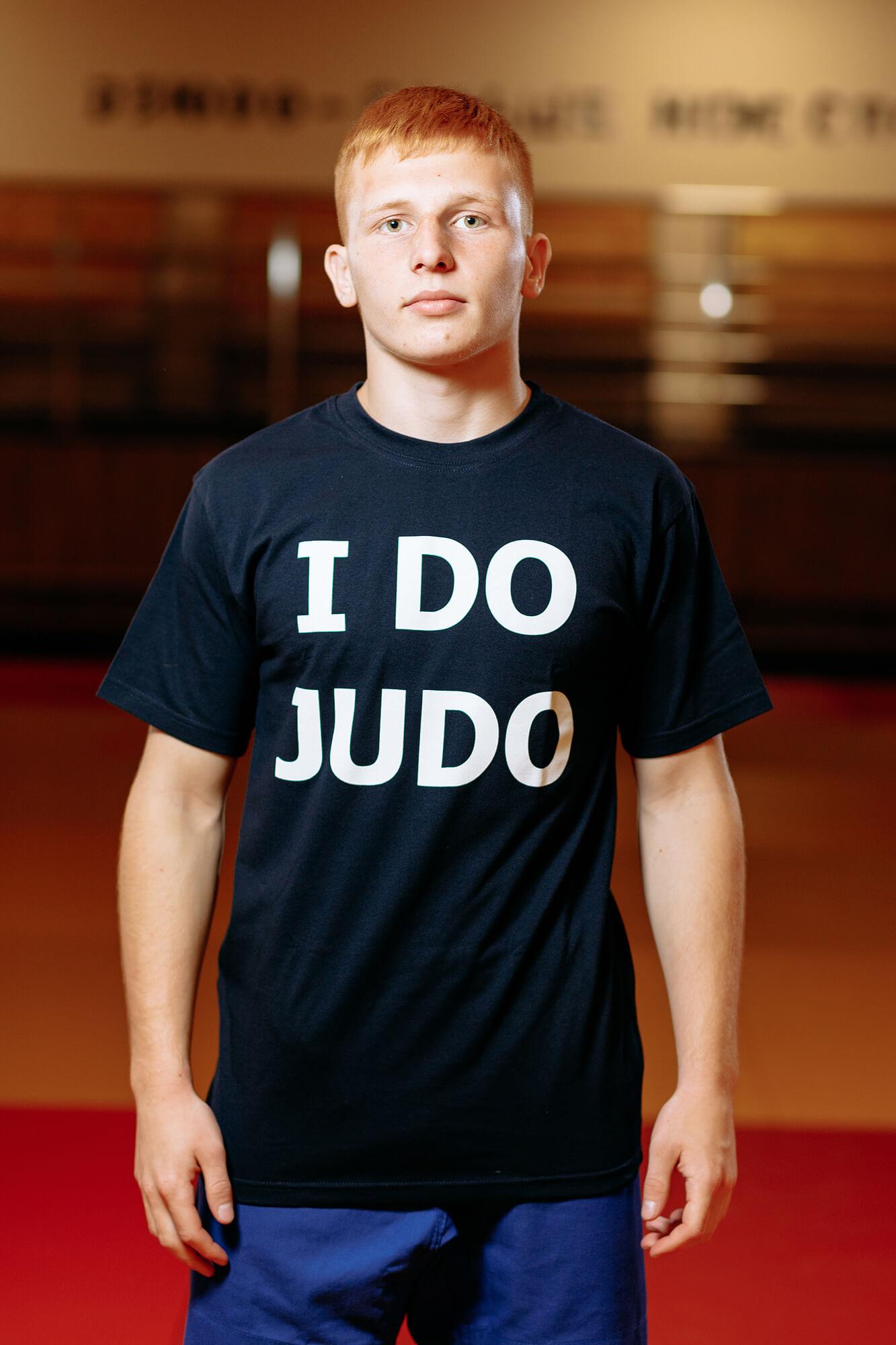Футболка темно-синя з написом "I do judo" - Розмір: XXL 1