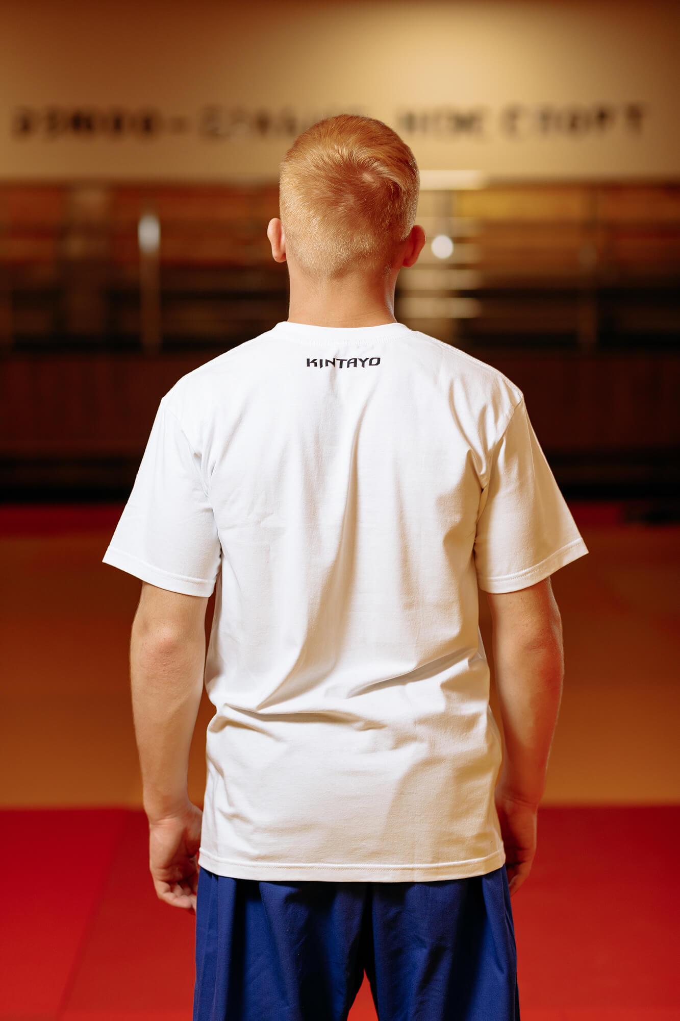 Футболка біла з написом "I am Ukrainian judoka" - Розмір: XL 2